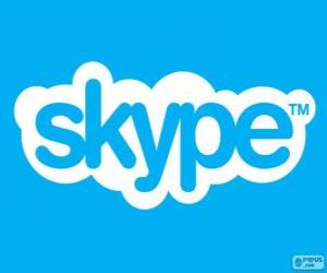 пазл Skype логотип